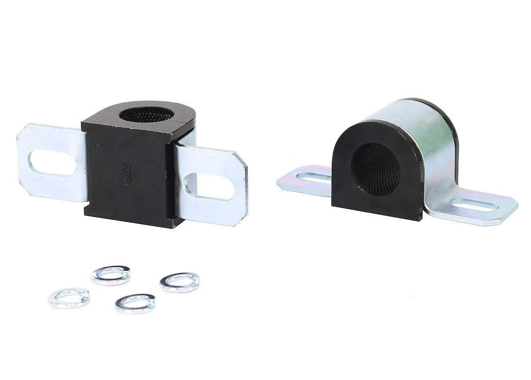 W23815 – WHITELINE Stabilizer Bar Mount Bushing, Set Of 2 With Two Saddles/ Four Washers/ Grease